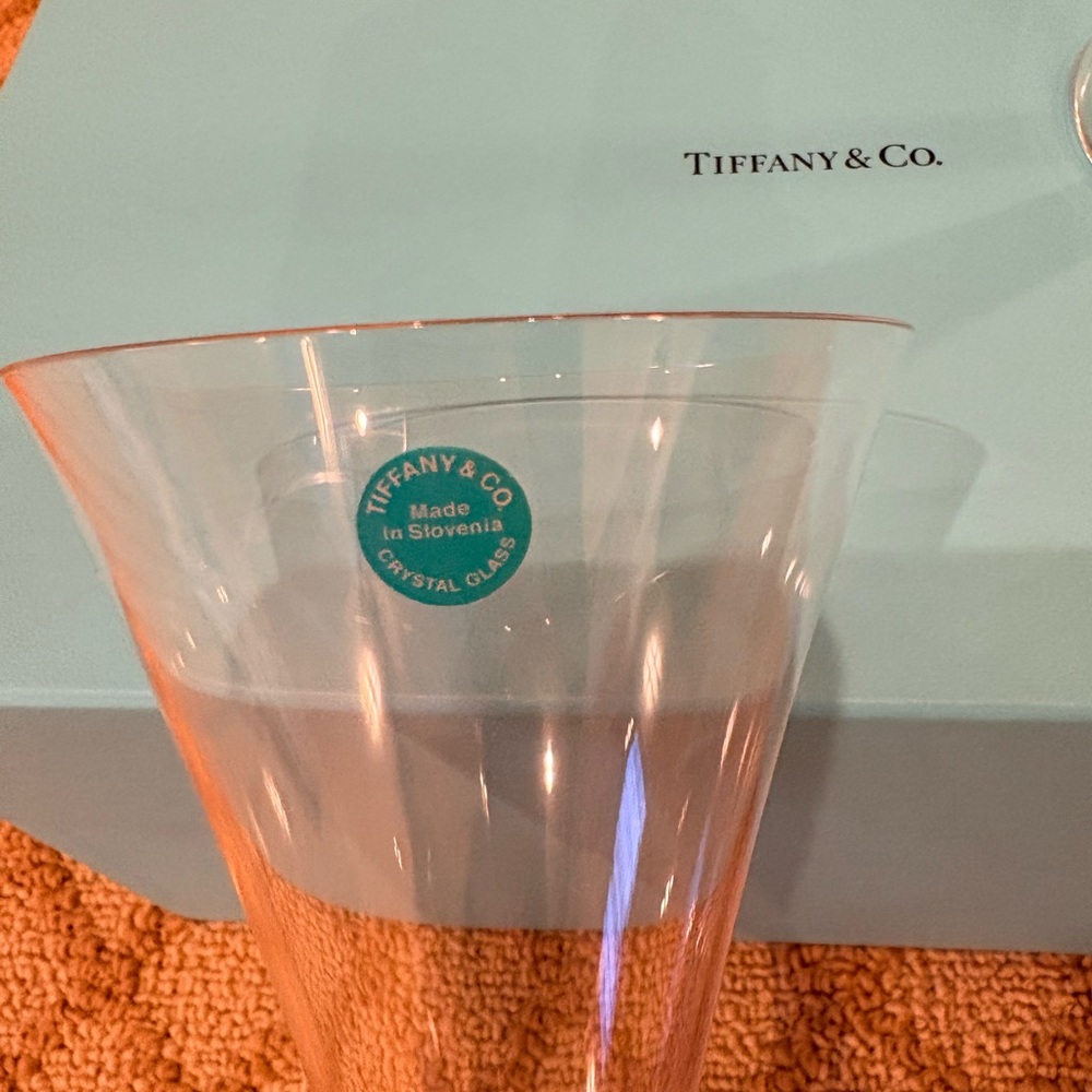NWT Tiffany & Co. Crystal Glassware with Box - Picture 2 of 4